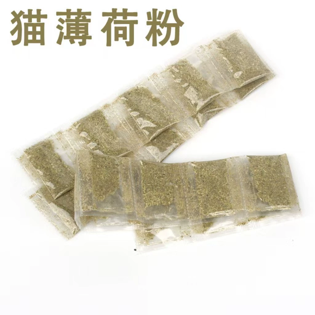 Упаковка мешка порошка мяты шарика волос закусок кота заполнителя игрушки кошачьей мяты порошка 1Г кошачьей мяты