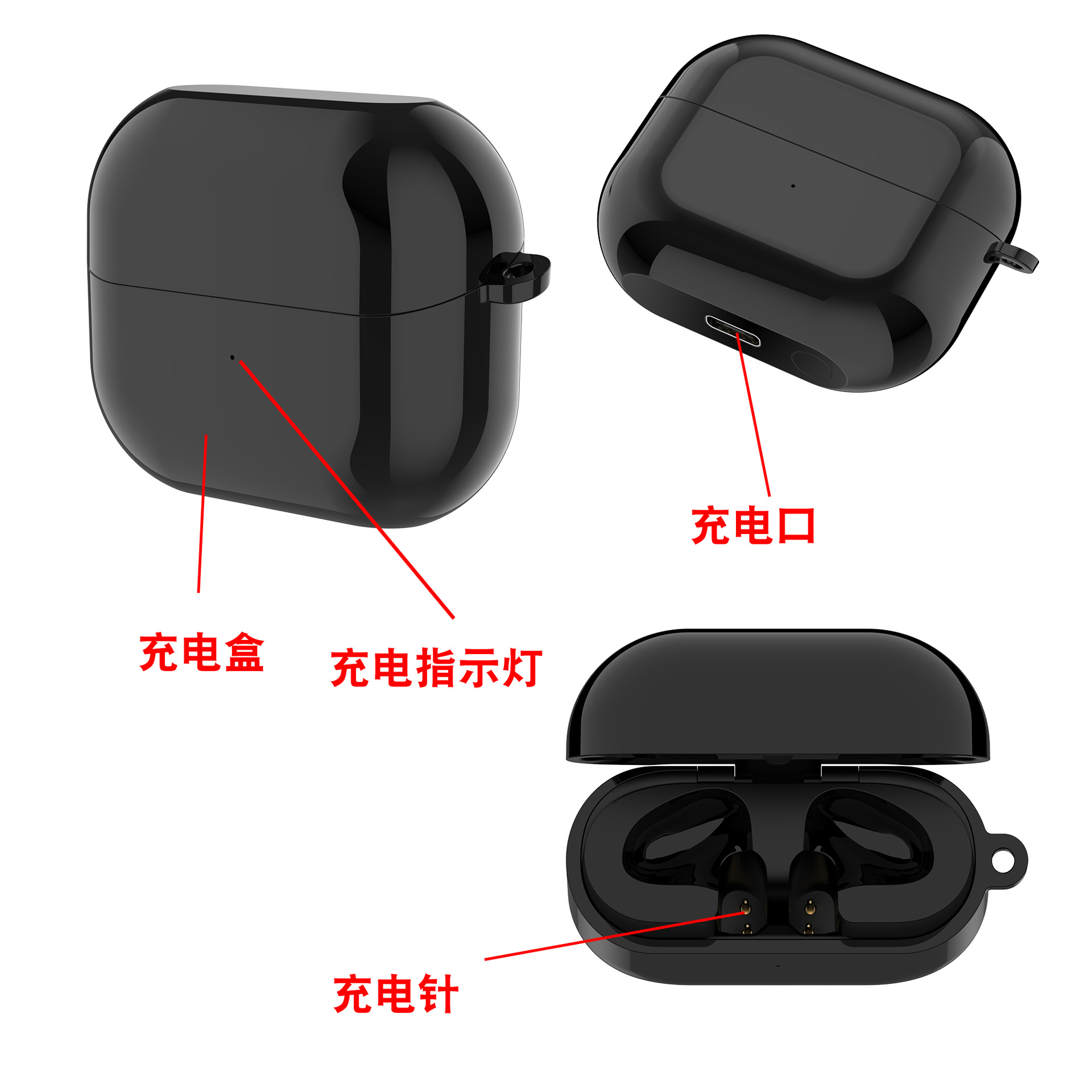 Compatible with Samsung Buds3Pro charging case R630 and Samsung Buds3R530 charging case undefined