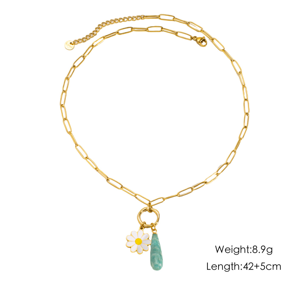 Klobige Halskette Mit Anhängern Für Damen Und Mädchen_voghion.com