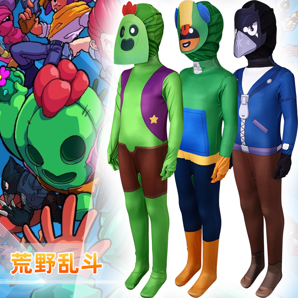 5 Cross-Border New Products: Brawl Stars Cosplay Costumes, Halloween Stage Performance Costumes
