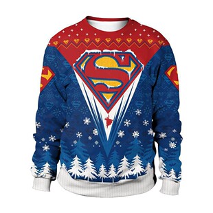 ���������}�Qѩ���ɘ�3Dȫӡ�A�I�l����Ů�t�{����Ugly Sweater