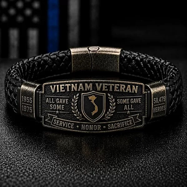 Amazon's New Woven Bracelet Commemorating 58479 Heroes, Vietnam Veteran Honor Memorial Bracelet