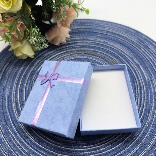 Bow necklace ring earrings bracelet packaging box exquisite gift box 7*9*3 jewelry box jewelry box wholesale