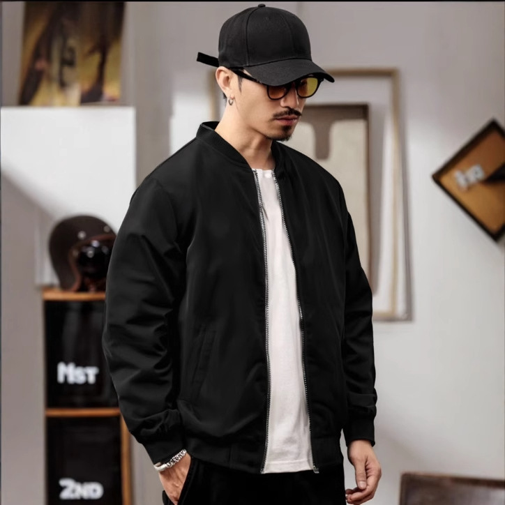 European Size Direct Supply Spring Flying Jacket Casual Men's Baseball Fashion Brand Jacket 2025 Spring and Autumn Jacket Men's Loose