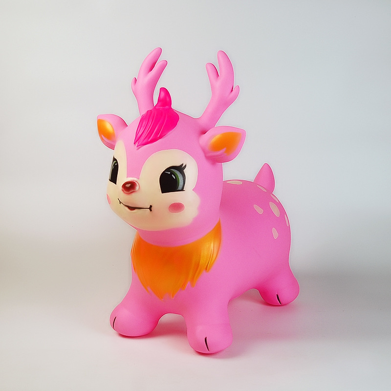 子供のラッキージャンプ鹿 PVC 子供のジャンプ馬増加厚防爆インフレータブルおもちゃの乗り物ベビー工場|undefined