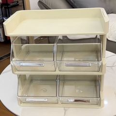 茶包咖啡零食置物架台面多功能杂物多层办公室桌面整理收纳储物架