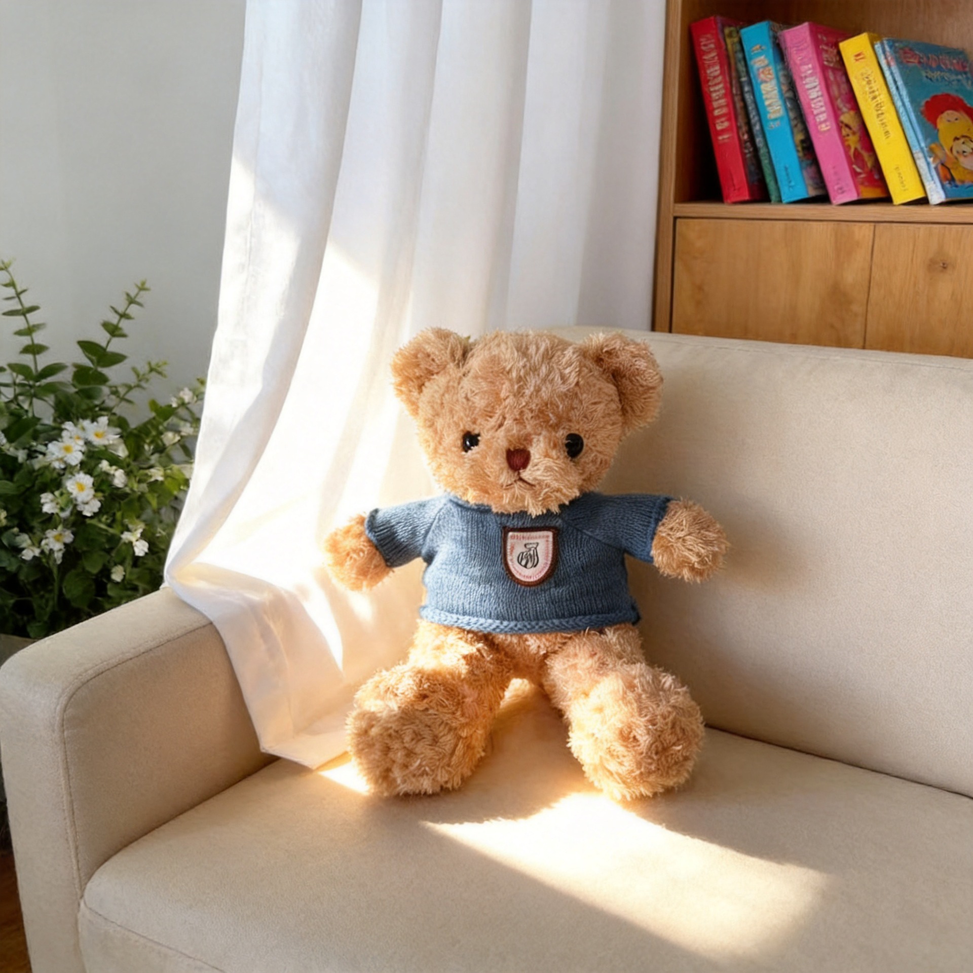 Muñecas de peluche al por mayor emoción acompañante vestido juguetes de peluche regalo de cumpleaños abrazar osos muñecas