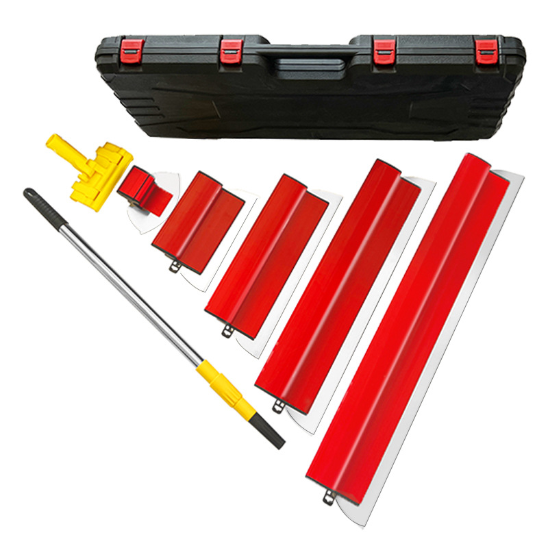 Raspador nivelador de acero inoxidable, masilla raspadora de ceniza, tapete de pared, enlucido de pared, pintor de pared, juego de raspador blanco