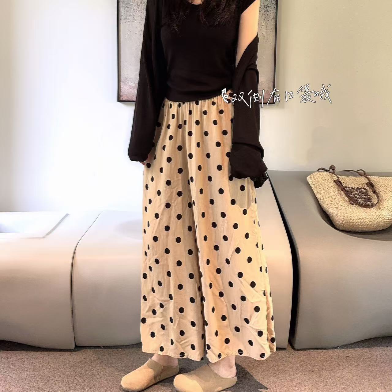 [Algodón] mujer verano 2024 cintura alta versátil retrógrada delgada una falda de busto