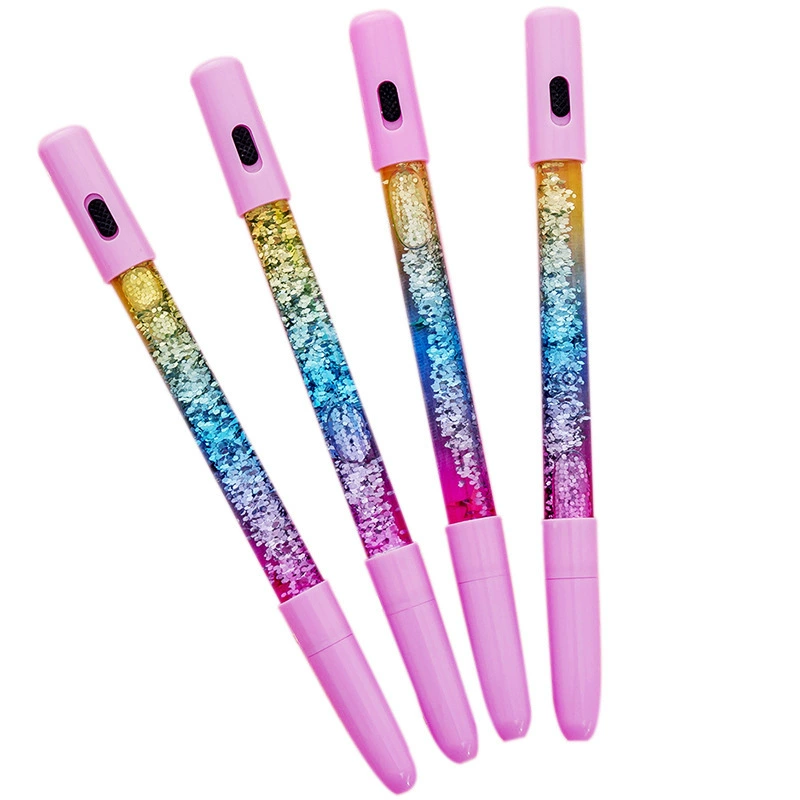 Rollerball pen, stationery for elementary school students, cute black nail sequins