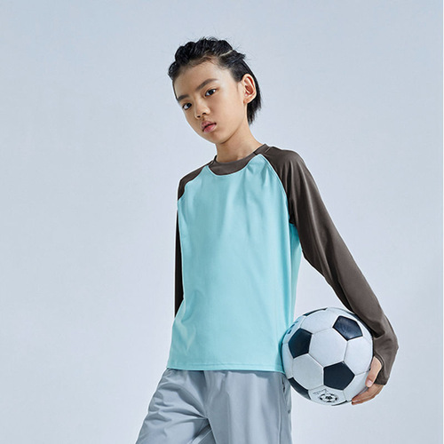  New European and American Foreign Trade Boys' Children Sports Running Fitness Yoga Clothing Quick-Drying Cycling Mountain Climbing Loose Clothing
