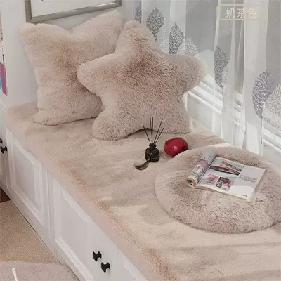 Carpet, Dajiang Carpet, Car Carpet - light-brown-imitation-rabbit-fur-encrypted-and-thickened-50-160cm-rectangle-price-of-mat