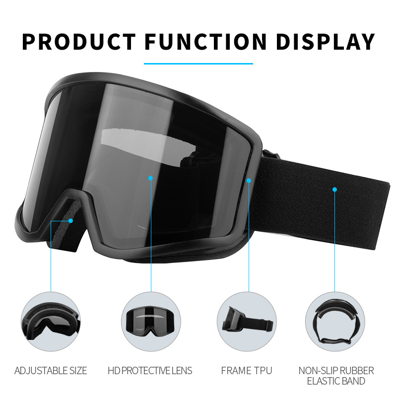 New ski with cylindrical double-layer fog lenses, capable of blocking myopia and anti UV goggles # 7083_voghion.com