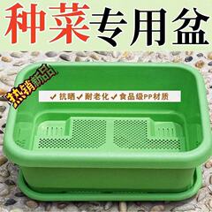 加厚种菜盆阳台长方形塑料盆家庭蔬菜种植盆种菜专用大号耐用花盆