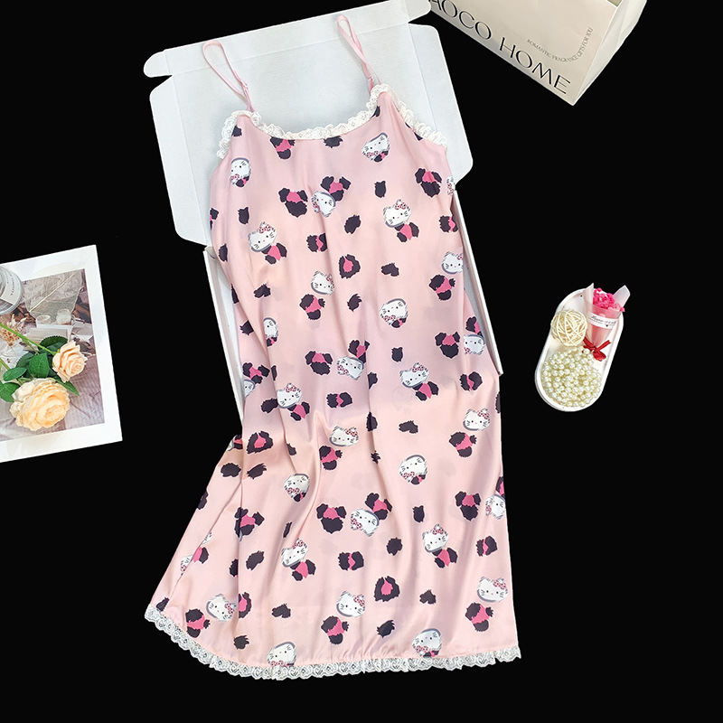 106 # 레오파드 프린트 KT 캣 미디엄 길이