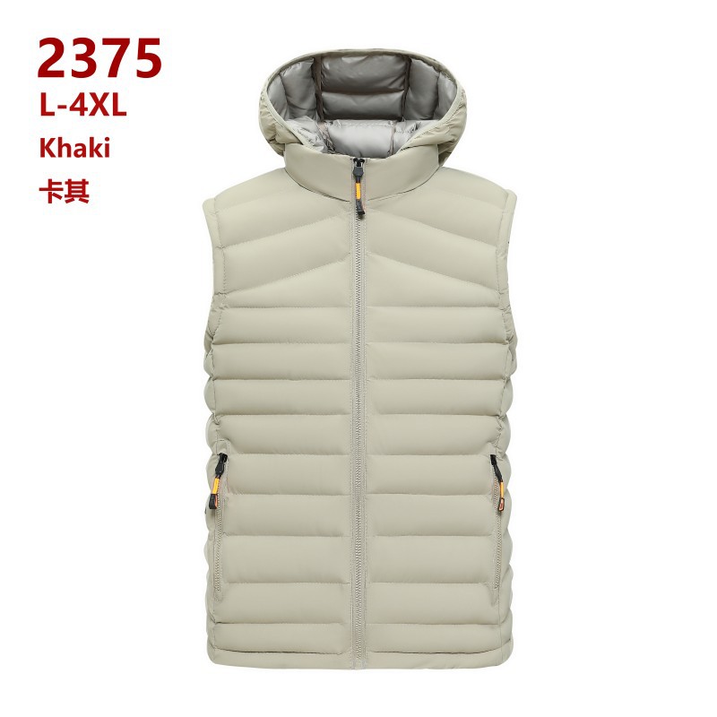 Chaleco de algodón costilla hombre otoño invierno grueso chaleco caliente transfronterizo sin mangas hombro chaqueta fábrica de comercio exterior al por mayor
