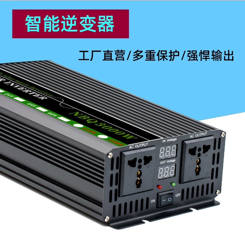 Фабрика прямых продаж трансграничный экспорт высокой мощности солнечной инвертор для автомобиля 12v24v48v60v 220v