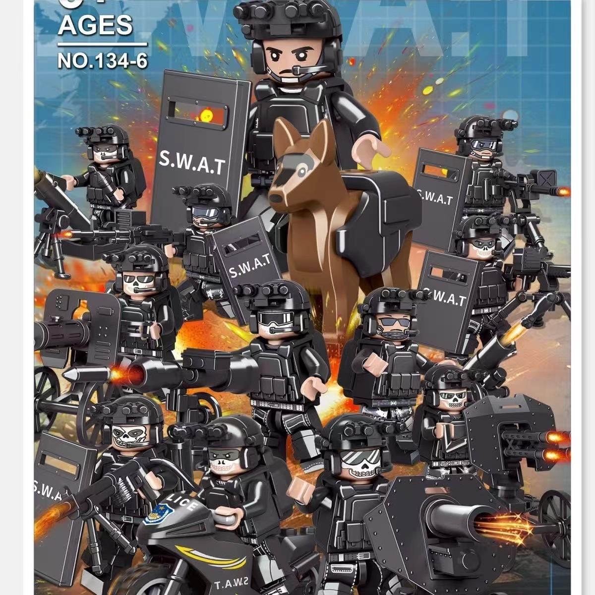 SWAT BAG Blind Box Gift Education and Training Agency Award Gift Boys and Girls Cheap Toys