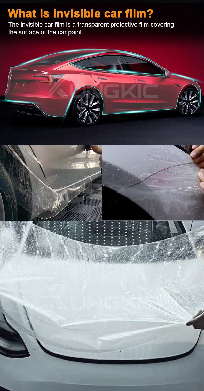Suitable for 24 Tesla model3 Huanxin Edition Professional Invisible Car Clothing TPU Paint Protective Film PPF Cross Border