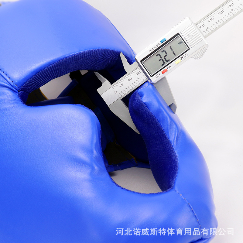 Casco de boxeo Sanda cabeza protector adulto niños cara protector Mono Cara lucha taekwondo cabeza protector cabeza cubierta cara protector