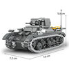 Lego, building blocks, constructor, tank, children's minifigure, toy, small particles