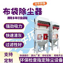 脉冲布袋除尘器耐高温工业粉尘收集器锅炉木工旋风滤筒环保设备