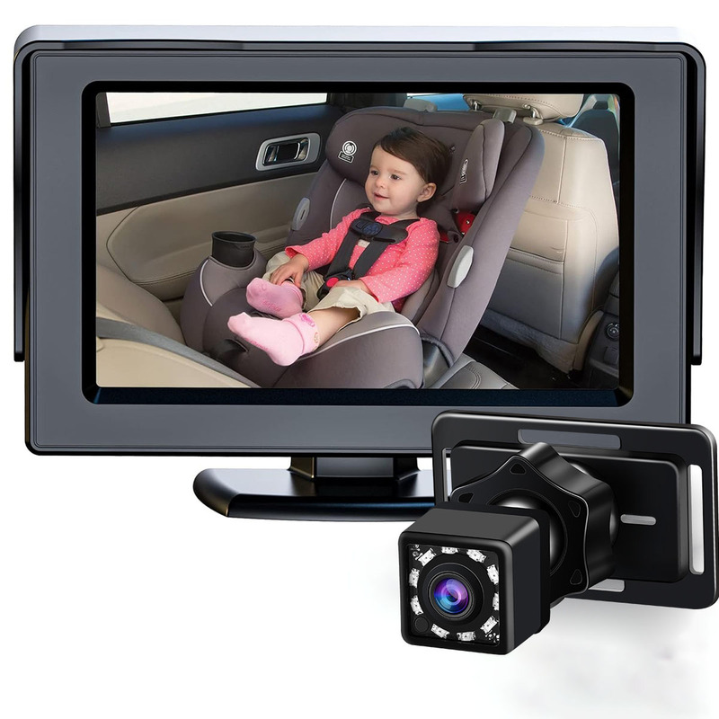 Amazon hot sale 4.3-inch car car baby monitor matching for car baby mirror Amazon hot sale 4.3-inch car car baby monitor matching for car baby mirror