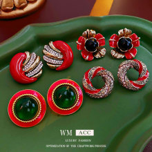 �й�vintage���� ����������ͺ�ɫԲ�ζ�����ʽ���Խ�����������