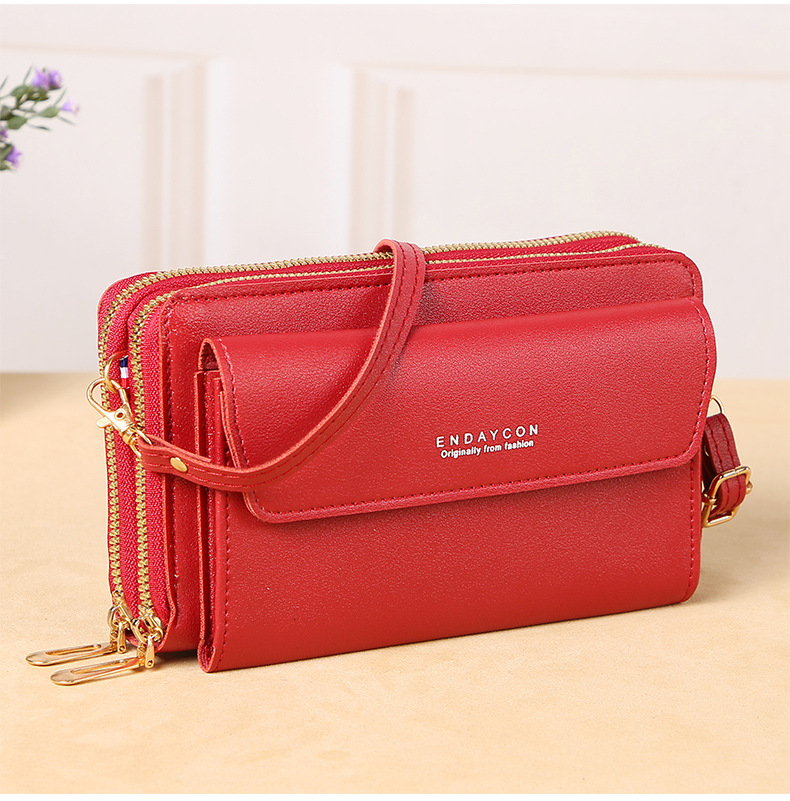 Women's All Seasons Pu Leather Solid Color Classic Style Square Flip Cover Shoulder Bag display picture 2