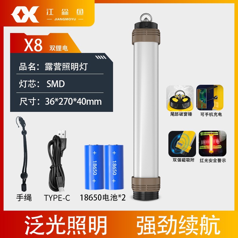 Reparación de automóviles Linterna de luz fuerte multifuncional multifuncional Reparación de iluminación de emergencia al aire libre Carga de luz de trabajo portátil