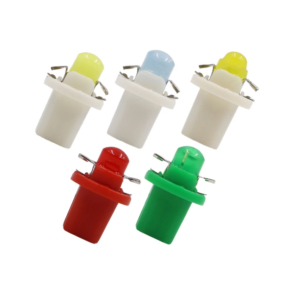 Lámpara de instrumentos LED automotriz B8.5 LED indicador de panel de instrumentos COB LED de visualización de la consola central luz blanca azul helado