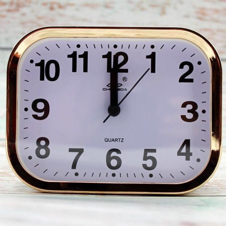 Old Man Clock Simple Modern Alarm Clock Creative Large Character Bedroom Bedside Alarm Clock Student Dormitory Kidsren's Digital Desk Clock