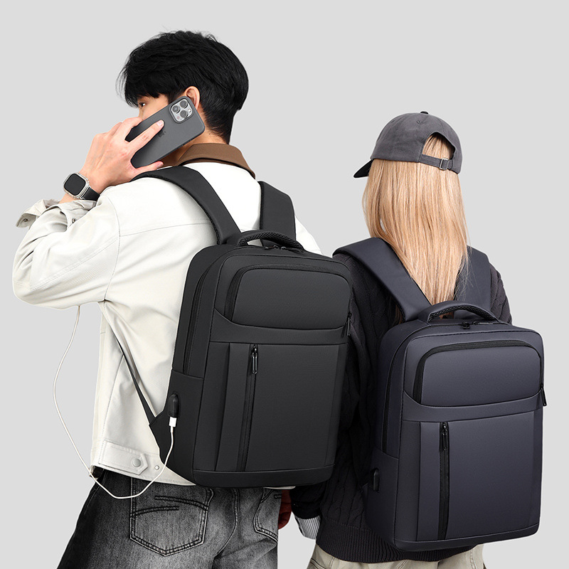 Business Water-resistant Backpack, Work And Business Trip Computer Bag, Multifunctional Travel Bag_voghion.com