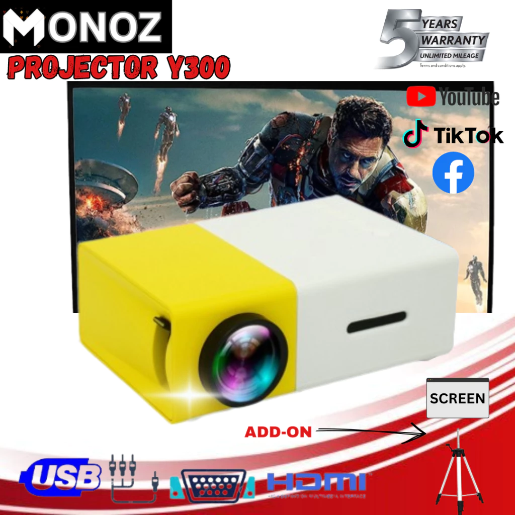 Comercio exterior YG300 mini proyector 4K ultra alta definición Android portátil inalámbrico en la misma pantalla Proyecto