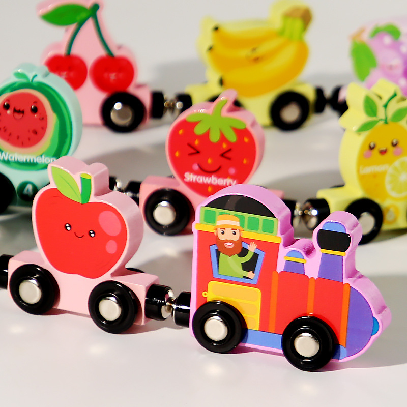 Tren digital magnético Juguetes Rompecabezas para niños Bloques de construcción magnéticos para niños Regalos para niños y niñas 1 a 3-6 años