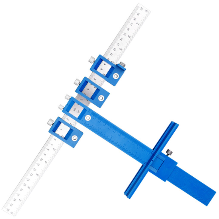 木工拉手打孔定位器 辅助工具橱柜门打孔器开孔器