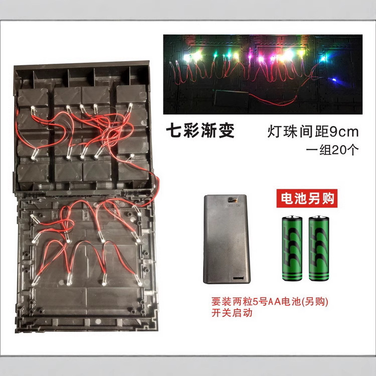 Modelo de montaje robot máquina nido gnaku modelo hecho a mano soporte de exhibición máquina de iluminación nido hecho a mano escena Fondo tablero