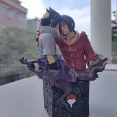 [Original Head Source] Naruto Sasuke Itachi Reconciliation Brothers' Reconciliation Bust Figure Scene Statue