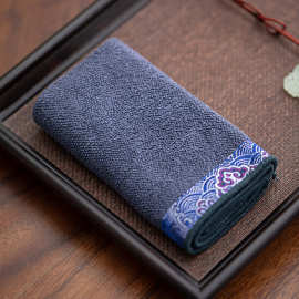 棉麻茶巾加厚吸水刺绣茶桌布大号茶垫抹布家用高档茶台毛巾茶配件