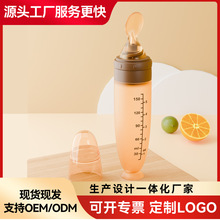 宝宝米糊勺米粉勺奶瓶挤压式新生婴儿辅食喂养勺喂食器喂米粉神器