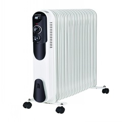 オイル加熱温度制御調整 3 スピードパワー 3 オイルウェイヒーターキャスター付きポータブル電気加熱ピース熱伝導性オイル電気ヒーター