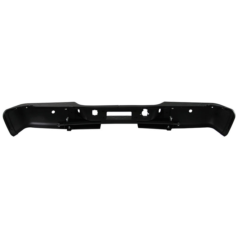 Aplicable a Chevrolet 08-13 Silverado parachoques traseros Solode original negro con agujeros de radar