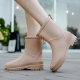 Cross-border 2023 new rain boots ladies foreign trade mid-tube rain boots edging wear-resistant lightweight wading shoes kitchen rubber shoes