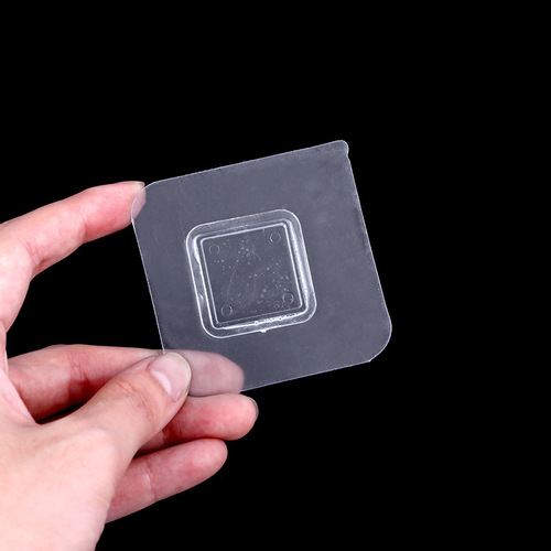 Seamless Square Buckle Non-Slip Adhesive Square Tissue Box Snap-on Glue Sticker for Bathroom and Toilet Direct Factory Supply Wholesale