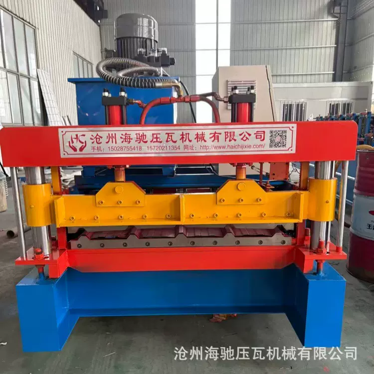海驰机械 840型单板压瓦机 操作简易 全自动数控 彩钢瓦机 屋顶瓦