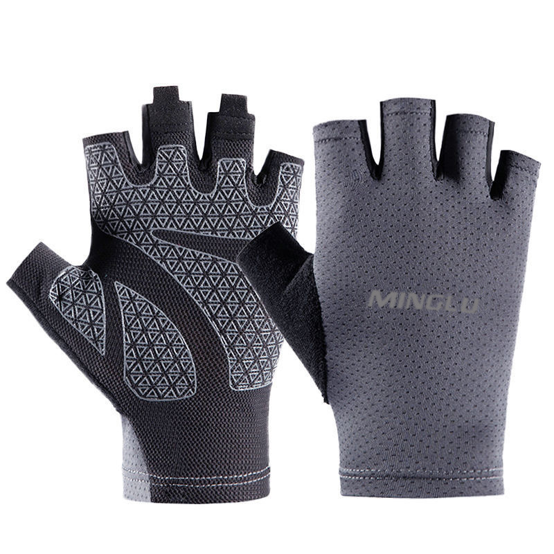 Ultra thin silk summer breathable travel non-slip gloves for men and…