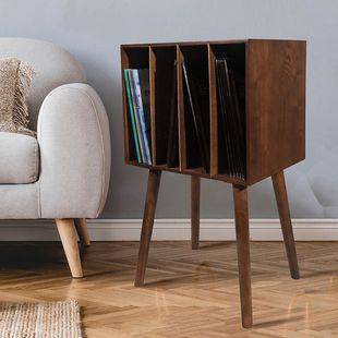Vinyl record rack classical nostalgic LP record storage rack vinyl disc storage box CD rack storage rack wholesale