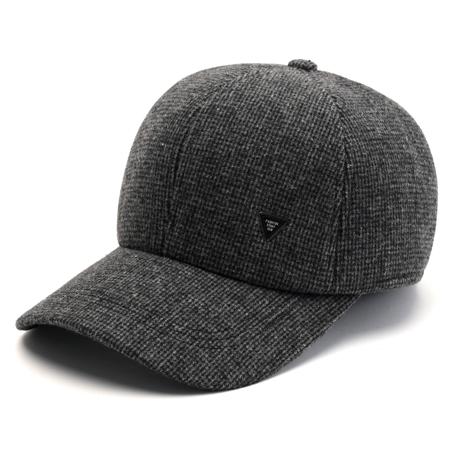 Triangular cap—grey