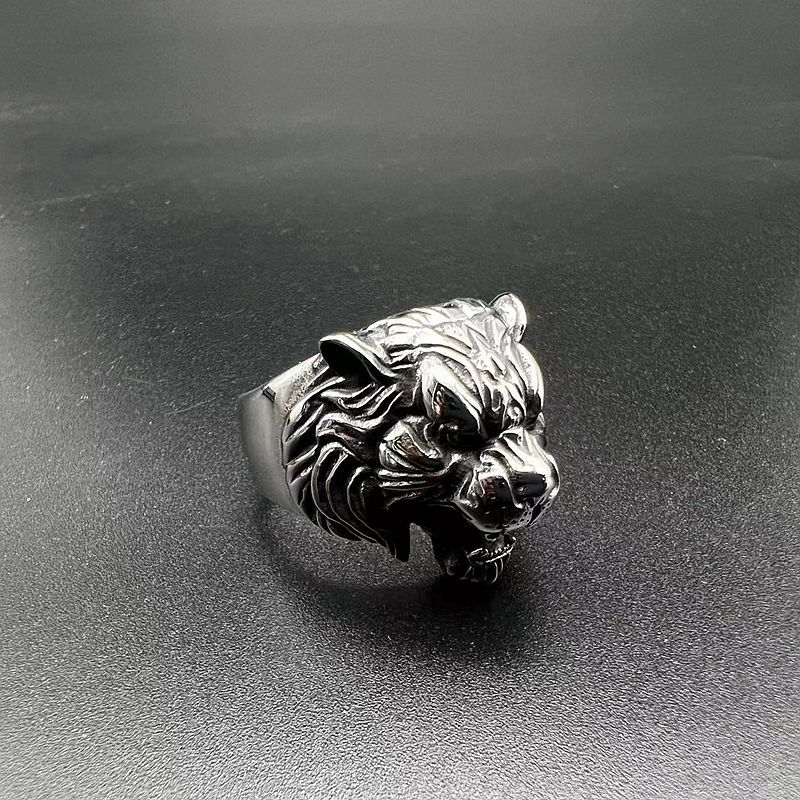 Retro Animal Stainless Steel Men's Rings display picture 4