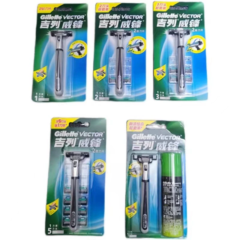Фактическая партия под Gillette Weifeng Turning Hurd Rotal двойная лезвие 1 вина 1 лезвие 1 головка лезвия ручной бритвы Hermore